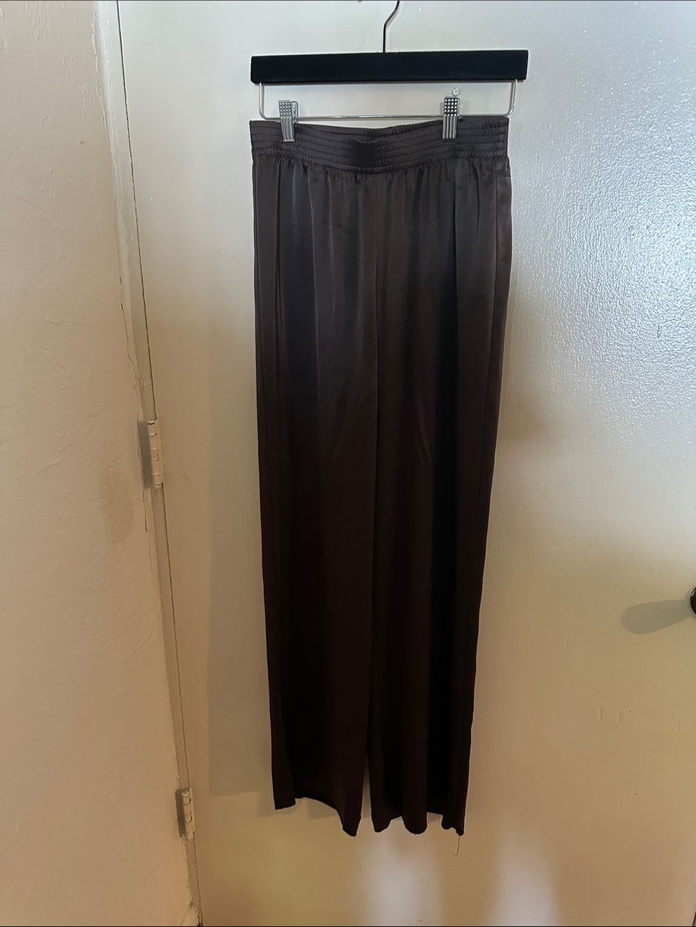 Babaton Chocolate  Brown Wide Leg Women's Pants  S